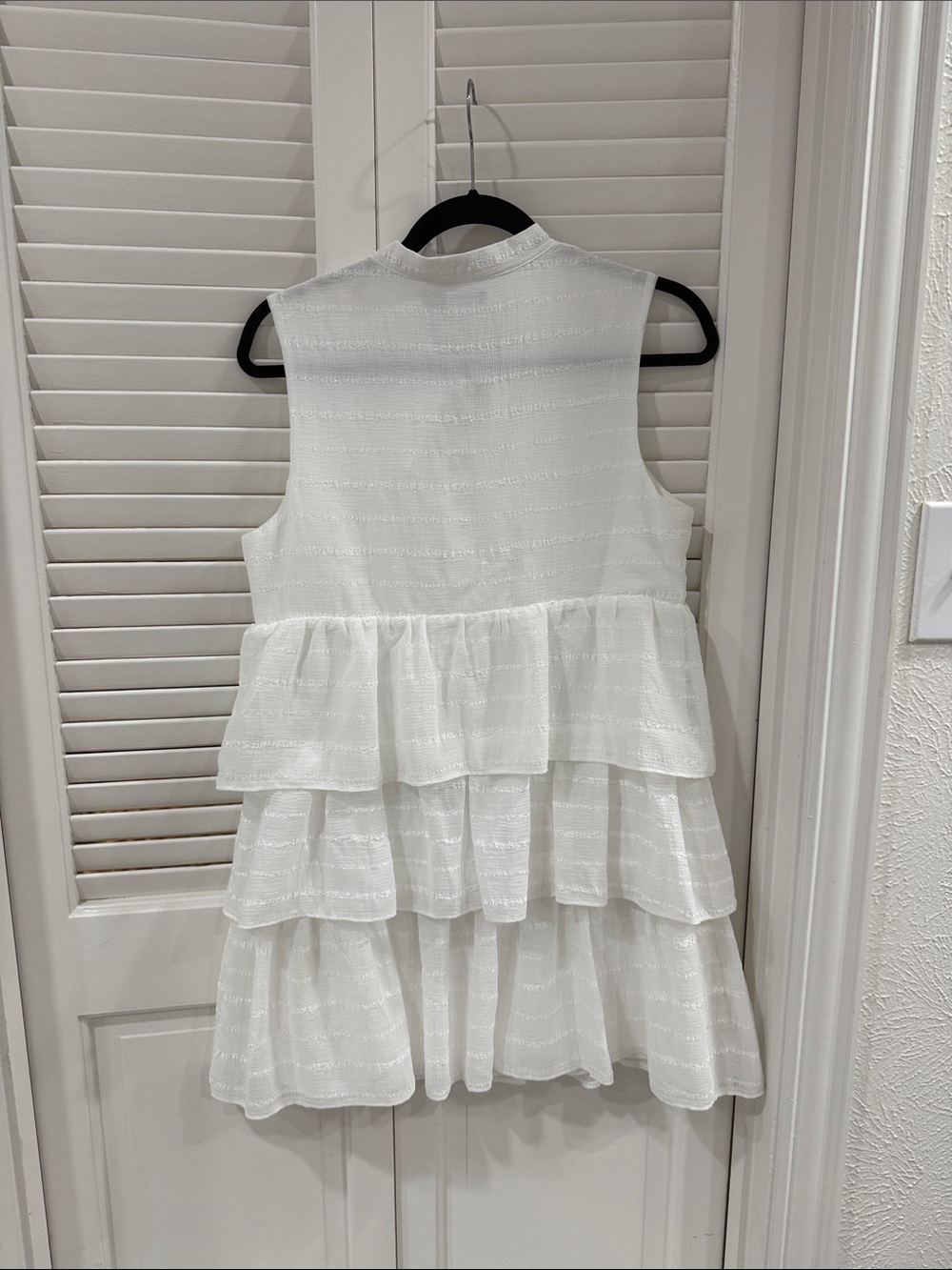 Nasty Gal White Tiered Mini Dress - Picture 3 of 3